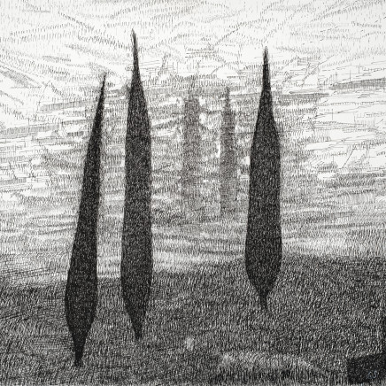 Gustave de Staël, Cyprès, 2020