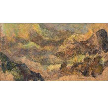 Martin Basdevant, Paysage de montagne I, 2022