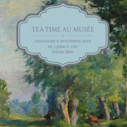 Invitation-flyer à l'évènement Tea Time au Musée