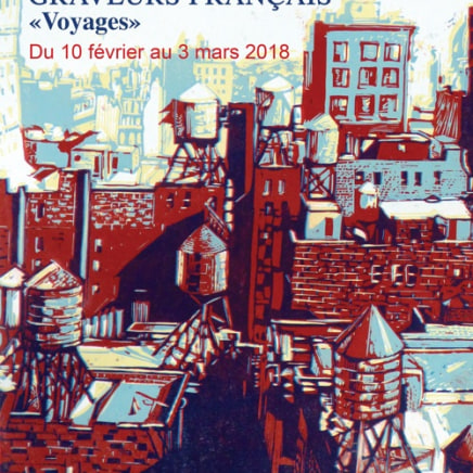 Affiche de la 72ème exposition de la société des peintres-graveurs
