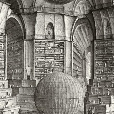Érik Desmazières - La Salle des planètes, 1998 (détail).