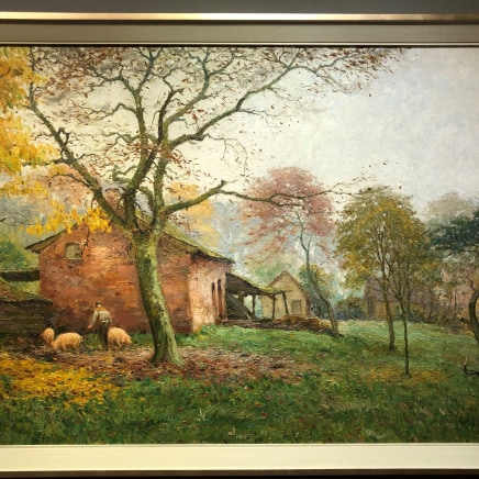 Autumn Mists, Oil on canvas 100.9 x 152.5 cm, signed