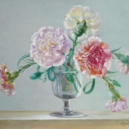 Cecil Kennedy - Carnations in a vase