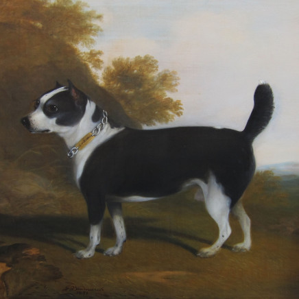 G. B. Newmarch - Terrier in a landscape