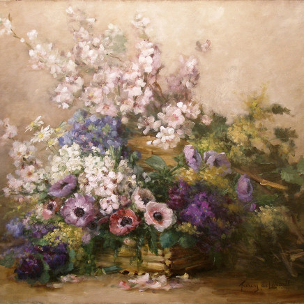 Albert-Tibulle Furcy de Lavault - Mixed Spring flowers