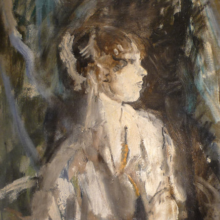 Ambrose McEvoy - Portrait of the ballerina Lydia Lopokova , c.1919