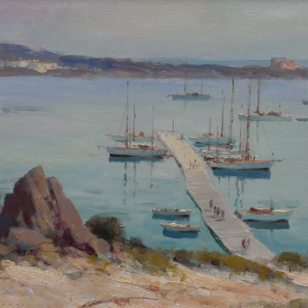 Edward Seago - The Pontoon, Porto Cervo, Sardinia