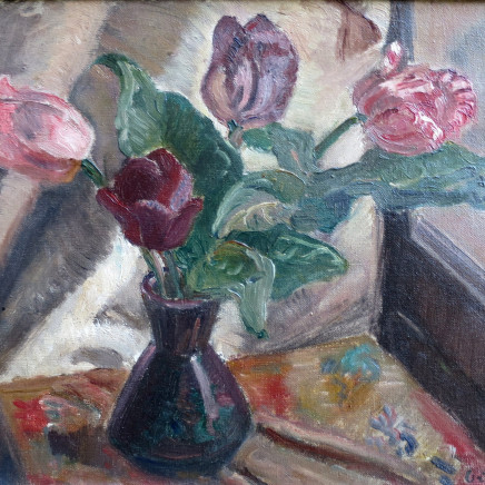 Manuel Ortiz De Zarate - Flowers in a Vase