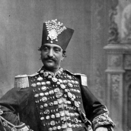 Pierre Eugene Thiebault - Naser al-Din Shah Qajar, 1873