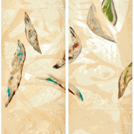 Helena Arellano Mayz, Hojarasca IV - 2,3 - Diptyque, 2025