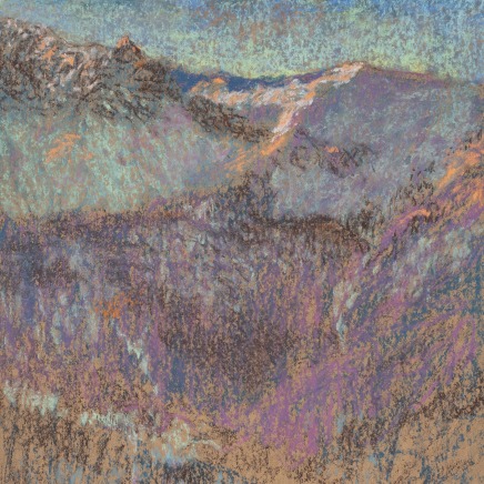 Martin Basdevant, Matin bleu - Neiges vives, 2023