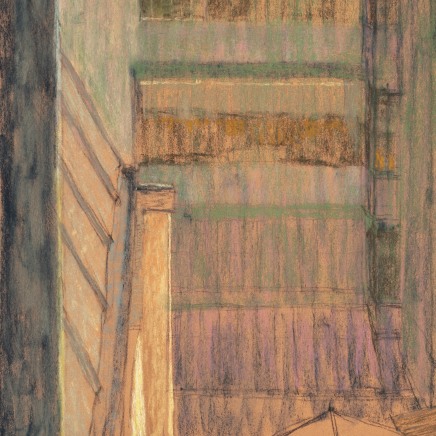 Martin Basdevant, Ateliers sur cour - Soir d'or , 2024