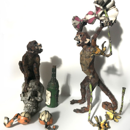 Hannah Kidd - Still Life With Monkeys, 2017