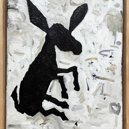 Martin Poppelwell - Study for Ass (Black), 2017