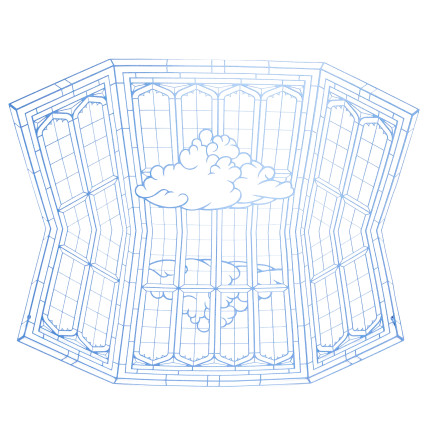 Neil Dawson - On Reflection (Cloud), 2017