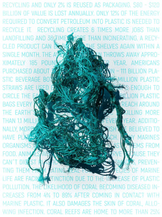 Andreas Franke, Plastic Ocean—Fishing Net, 2019