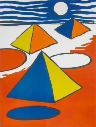 Alexander Calder, Pyramids at Night, c. 1970-1979