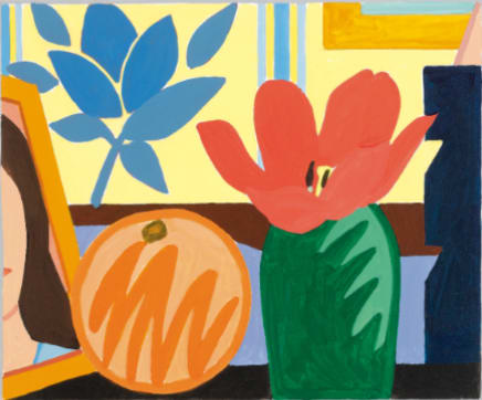 Tom Wesselmann, Study for Still Life with Orange and Tulip, Signed and dated 92