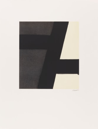 Pierre Soulages, Untitled (from the portfolio "Kinderstern"), 1989