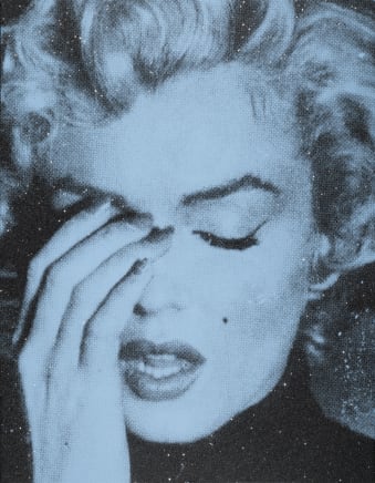 Marilyn Crying Diamond (Sunset Blue), 2024