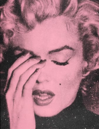 Marilyn Crying Diamond (Hollywood Pink), 2024