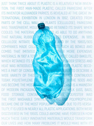 Andreas Franke, Plastic Ocean—Bottle, 2019