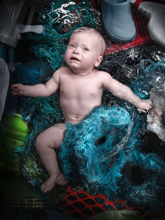 Andreas Franke, Plastic Ocean Kids—Emma, 2019