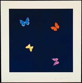 Damien Hirst "To a Stranger from Love Poems"