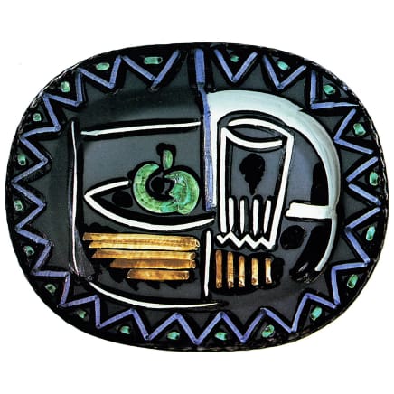 "AR 219 - Nature morte" ceramic by artist Pablo Picasso