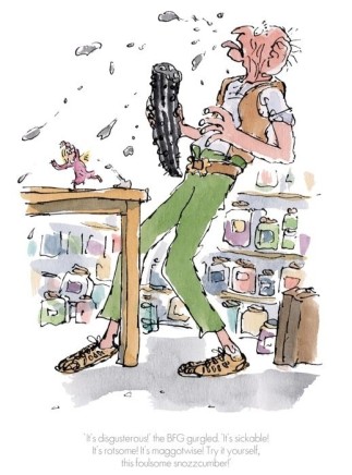 Quentin Blake/Roald Dahl, 'It's Disgusterous!' the BFG gurgled