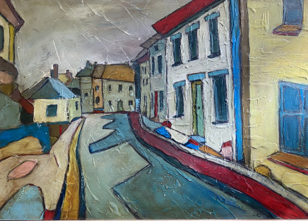 Angela Annesley, Back Streets, Mousehole,