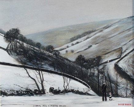 Peter Brook RBA, Looking into a Pennine Valley