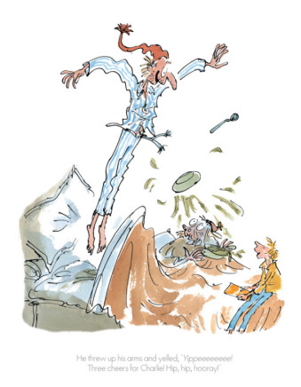 Quentin Blake/Roald Dahl, Three Cheers for Charlie!