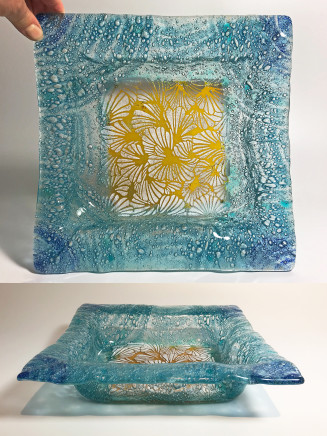 Teresa Chlapowski, Beach Bubbles - Cushion Bowl