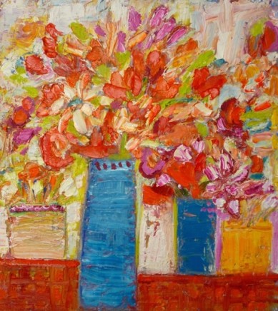 Penny Rees, Blue Vases