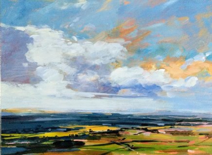 Colin Cook, Out across the plain - North Yorkshire