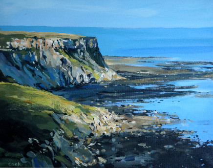 Colin Cook, Early Morning Light on the Cliffs