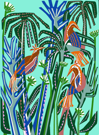 Flora Forshall, Birds in a Jungle