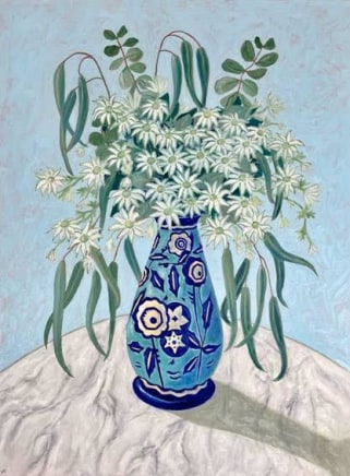 John Klein, Flannel Flowers in Art Deco Vase