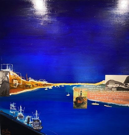 Brendan Kelly, Balls Head Bay in the Key of Wakelin, 2022