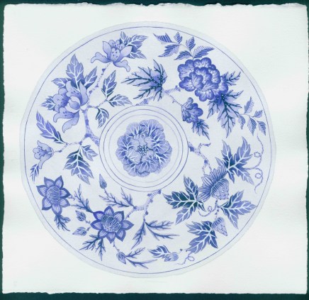 Gabby Malpas, Blue Plate 1-Ching Chong series, 2024