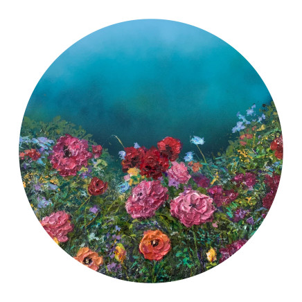 Melony Smirniotis, Portal of Floral Lush Floated Textures & Light, 2021