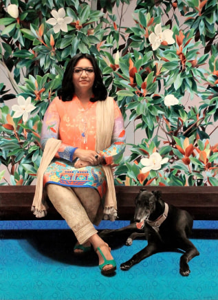 Yvonne East, Dr Mehreen Faruqi and Cosmo, 2022