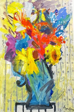 Peter Griffen, The Blue Vase of Flowers, 2021