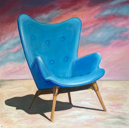John Klein, Big Blue Chair, 2024