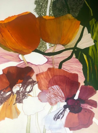 Claire Yerbury b.1970- NY, USA, Lives & works in AustraliaThe Dismantling, 2025 Signed, titled & dated verso Mixed media & collage on board 122 x 91cm