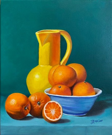 Johanna van Laar, Orange Oil, 2024