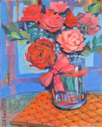 Sue MacLeod-Beere, Tea Roses, 2022