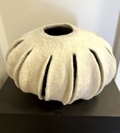 Denise Lithgow b.1955- SA. Lives & works in Sydney, AustraliaPinwheel, 2024 Merino wool felt 19x30x30cm