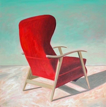 John Klein, Big Red Chair, 2024